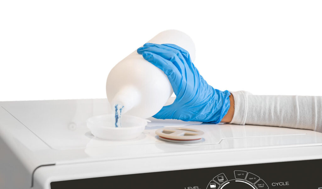 Górne napełnianie wody w autoklawie Onyx 6 Tecno-Gaz