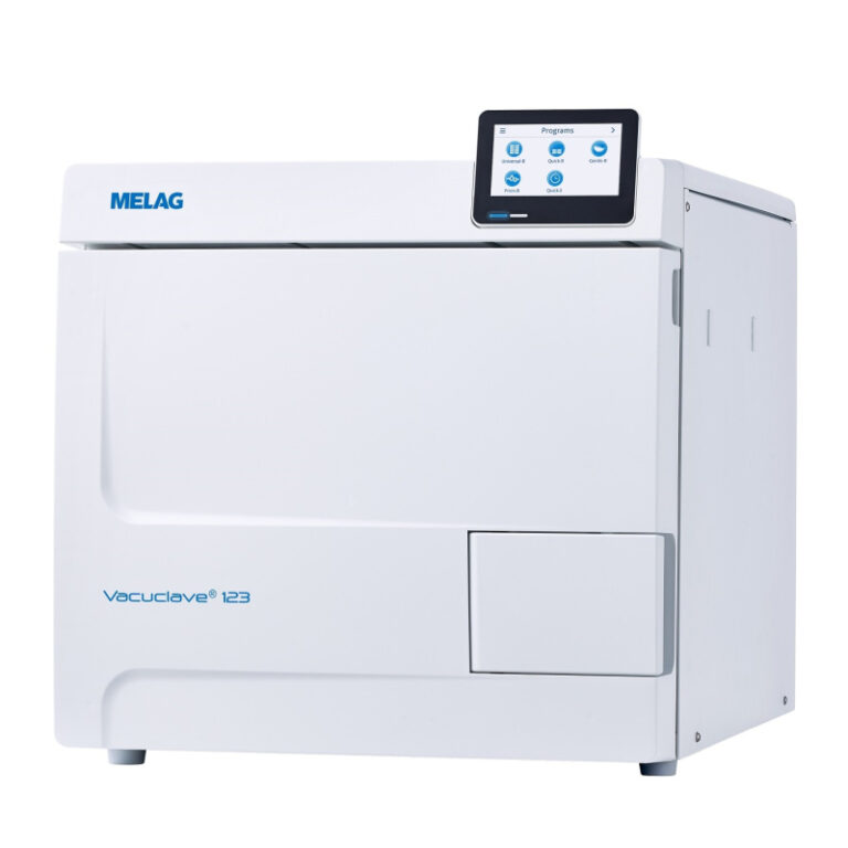 Autoklaw stomatologiczny Melag Vacuclave 123 – widok pod kątem