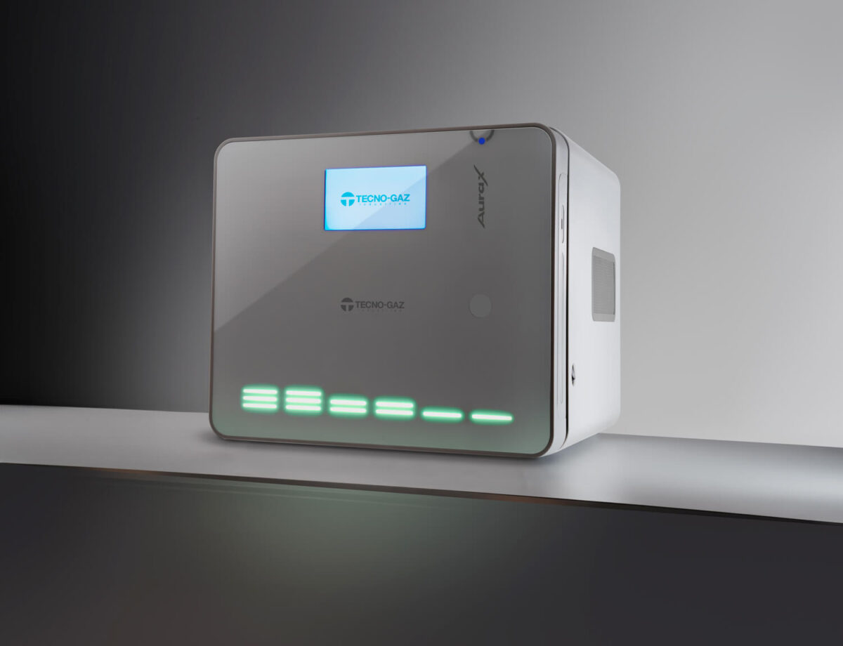 Sygnalizacja LED postępu cyklu w autoklawie Aura X